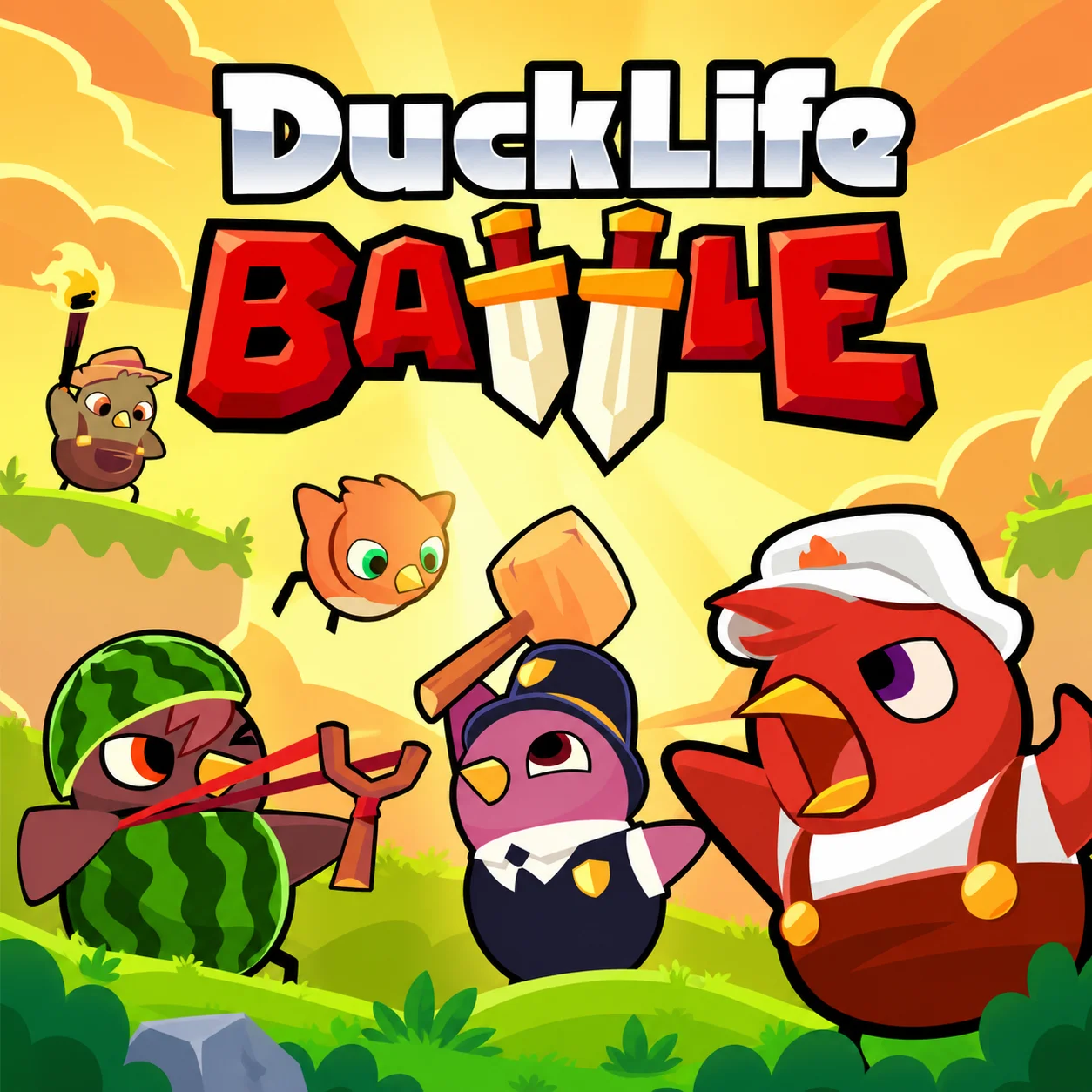 Play Duck Life Battle online