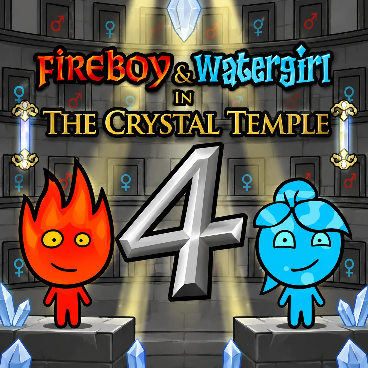 Play Fireboy and Watergirl 4 online