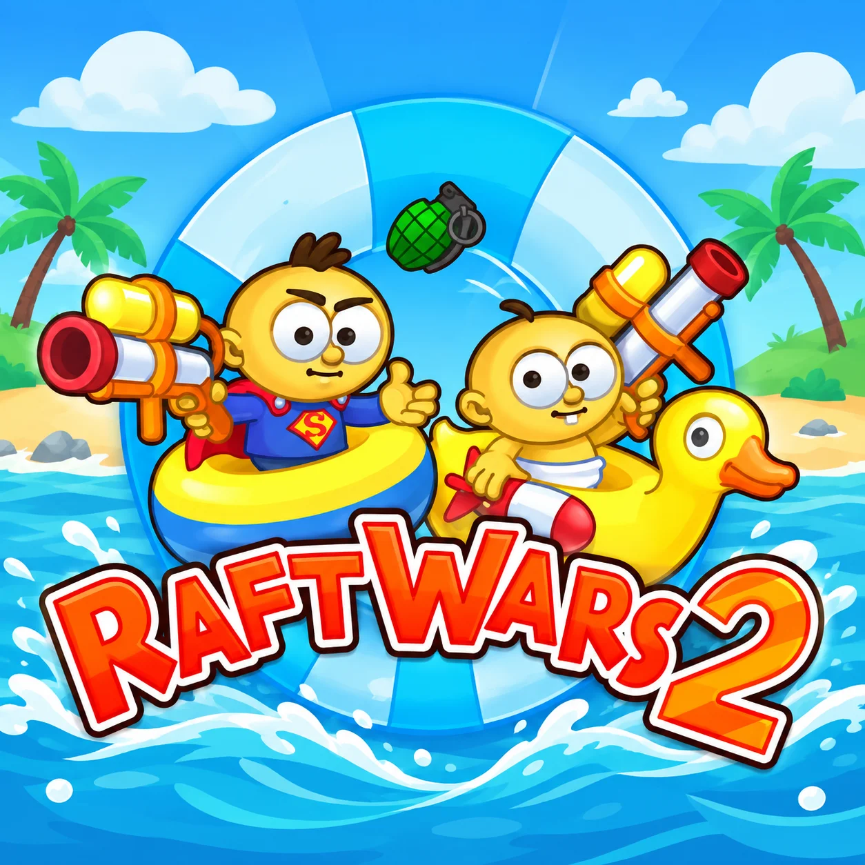 Play Raft Wars 2 free online